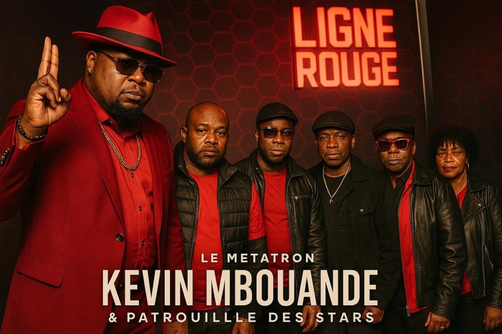 Patrouille des stars secoue la rumba avec Ligne rouge